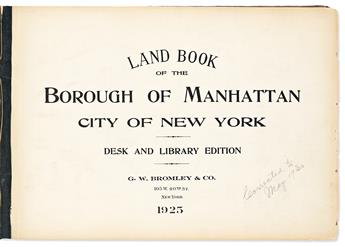 Bromley, George W. Land Book of the Borough of Manhattan City of New York.